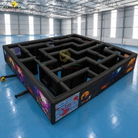 Arène de tir au laser gonflable commerciale, arène sportive, pelouse, tente personnalisée pour les jeux sportifs en plein air