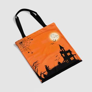 DLBZ High Quality <b>Plain</b> Durable Eco-friendly Fashion Custom Logo Halloween <b>Canvas</b> Tote Bag Rope Recycled Reusable for Party - Product Image 2