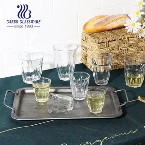 Custom Yemen wine drinks glass cup spirits drinking shot glass tea glasses tumbler Lotus cups for black tea classic glassware