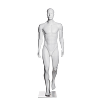 Mannequin Homme FC-1 de Haute Qualité, Corps Entier, Blanc, Musclé, Modèle pour Vitrine de Magasin de Vêtements et Présentation de Vêtements