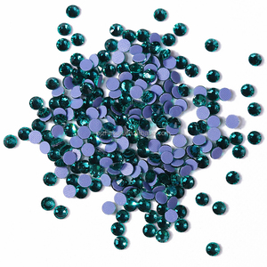 Zk Màu Xanh Zircon SS36-SS30 Có Thể Giặt Thủy Tinh Rhinestone Tinh Thể Nhiệt Cố Định Rhinestone Phẳng Trở Lại Quần Áo Phụ Kiện Tự Làm Trang Trí - Product Image 1