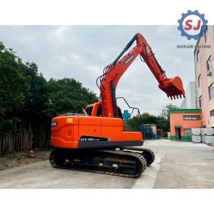 Excavadora de cadenas Doosan DX150LC-9 de 15 toneladas usada original de alta calidad - Sin reacondicionamientos | Bajo costo de mantenimiento, buen estado, en venta - Product Image 5