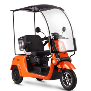 2023 Fabrika Çıkışlı Yeni Tasarım Doğrudan Satış 650W 60V Elektrikli Üç Tekerlekli Bisiklet Aile Tipi Çok Modlu <span class=keywords><strong>3</strong></span> Tekerlekli Golf Arabası <span class=keywords><strong>CE</strong></span> Sertifikalı 30-50Km/s - Product Image 3