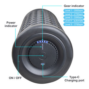 Rodillo eléctrico de espuma para la espalda de terapia física con ondas vibratorias de 5 velocidades para la recuperación muscular después del ejercicio - Product Image 3