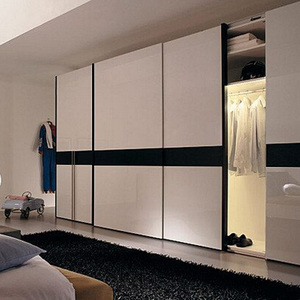 Uk Panel Bellona Sliding Models and Price Bedroom Mirror Aluminium Frame <strong>Wardrobe</strong> Door Glass <strong>Set</strong> with Finish and Decing - Product Image 5