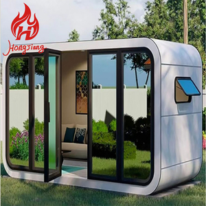 Cabaña Apple Capsule de 20 pies con Terraza, Bar, Dormitorio, <span class=keywords><strong>Baño</strong></span>, Modular, Prefabricada, Casa Contenedor - Product Image 1