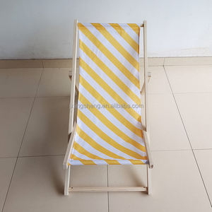 Chaise de plage à bride, chaise de soleil pliante, chaise de terrasse en <span class=keywords><strong>bois</strong></span> pour balcon - Product Image 3