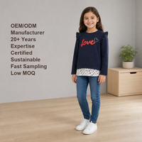 Sweat-shirt pour filles à sequins, en polyester et coton, personnalisable OEM, marque de mode, petite série, certification prise en charge