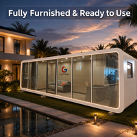 Maison mobile miniature Apple Cabin personnalisable, norme australienne, préfabriquée, pour une vie autonome ou une location d'hébergement.