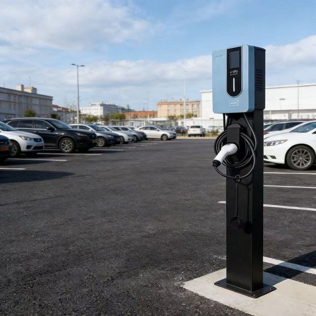 V2X V2G Enabled EV Floor Mount Charger 7/11/22kW Type1 Type2 AC EVSE SECC CE TUV for Home and Commercial Applications