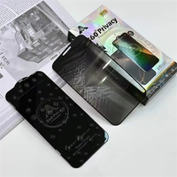 Film en verre trempé de haute qualité antichoc, protection d'écran de confidentialité à 360° pour iPhone 17 Pro Max 16 Pro 15 14 Plus 13 12 11