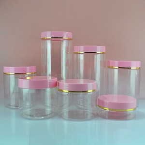 Barattolo Trasparente per Alimenti con Apertura Larga 100g/150g/200g/250g/300g/500g per Maschere Facciali, Creme e Lozioni - Product Image 1