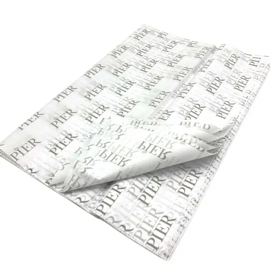 custom acid free MG/MF wrapping tissue paper for cloth packaging recyclable factory printed packaging paper