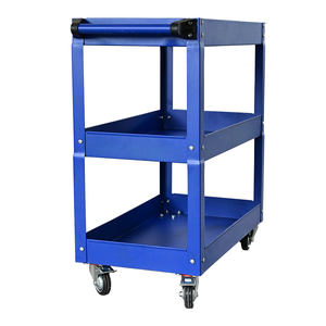 Workshop Professional Heavy Duty Roller <b>Tool</b> Cabinet with Lockable Drawers and Side Tray for Garage Metal Storage - Product Image 6