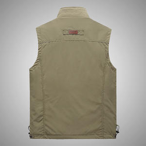 Gilet de sport de plein air décontracté pour hommes, fermeture à glissière, nouveau style printemps-automne pour la photographie des jeunes, gilet de pêche sans manches - Product Image 2