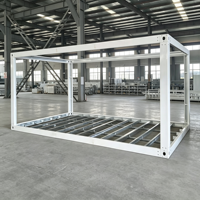 Structure de bâtiment modulaire pour entrepôts industriels et salles de stockage avec un cadre en acier de 20 pieds et 40 pieds
