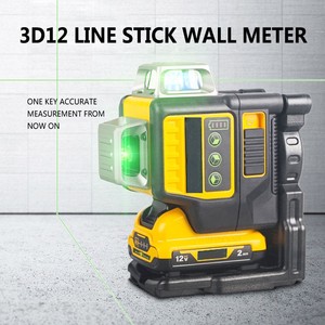 Niveau laser <span class=keywords><strong>rotatif</strong></span> automatique 3D à 12 lignes croisées Green Beam, auto-nivelant, pour la construction, ensemble d'outils Nivel <span class=keywords><strong>Lazer</strong></span> 360 - Product Image 3