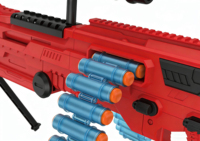 Pistolet à balles souples électrique avec support de chaîne (pistolet à balles souples EVA, pistolet de tir à balles souples)