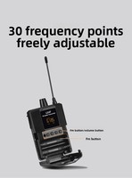 Microphone-cravate sans fil UHF modèle LR-E66 Little Bee pour système de sonorisation d'enseignant, un émetteur, deux récepteurs, cardioïde
