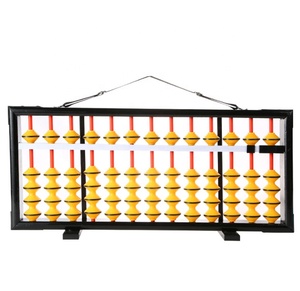 Enseignant d'éducation jouets lettres <span class=keywords><strong>en</strong></span> plastique pour enfants 13 perles Abacus mathématiques jouets comptage support enseignement Abacus - Product Image 1
