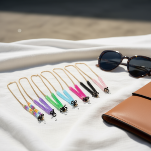 Catena per Occhiali 70Cm con Fibbia in Plastica Tre in Uno Catena da Corpo alla Moda - Product Image 3