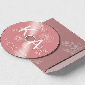 customized printing digipack music CD DVD pack in jacket cardboard sleeves packaging with spot UV