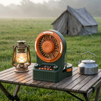 Ventilateur de bureau portable haute vitesse pour le camping avec chargement USB, 10 000 mAh
