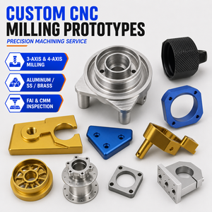 Servizi di Lavorazione CNC Personalizzati per Prototipi, Produttore di Parti Metalliche di Precisione in Alluminio, Acciaio Inossidabile e Ottone - Product Image 1
