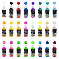 KHY Offre Spéciale Europe et Amérique – Kit Professionnel de Peinture Néon Coulée 60 ml – Fournitures DIY pour Peinture Acrylique Coulée Effet Ours