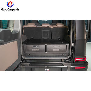 뜨거운 판매 G 클래스 W465 W463A W463 트렁크 보관함 접이식 테이블 시트 키트가있는 인테리어 자동차 후면 트렁크 컨테이너 상자 주최자 - Product Image 3