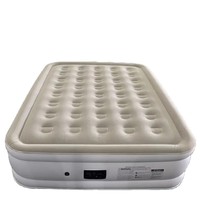 Lit d'air moderne de haute qualité, double gonflage, en PVC floqué, pliable, réversible, hypoallergénique, pour le camping en plein air, la maison et les voyages