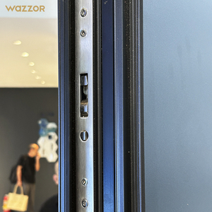Wazzor <span class=keywords><strong>2026</strong></span> Nuove Porte d'Ingresso Personalizzate in Alluminio Massiccio con Pannelli Decorati e Serratura Intelligente con Riconoscimento Facciale, Impronta Digitale e Lettore di Tessere - Product Image 5