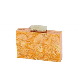 Bolso de mano de resina verde claro para mujer, de aspecto Simple, de la mejor calidad, para fiesta de boda, aniversario, producto de alto perfil - Product Image 3