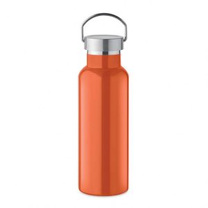 Bouteille isotherme en acier inoxydable de 500 ml avec logo personnalisé promotionnel, poignée en métal, design moderne et portable pour le sport et la remise en forme - Product Image 4