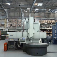 Torno vertical CNC de columna única para mecanizado de alta resistencia de piezas metálicas de gran diámetro para línea de producción de bridas y rodamientos aeroespaciales