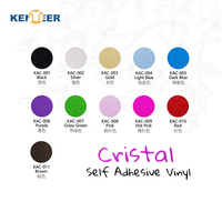 Venta al por mayor DIY artesanía vinilo PVC brillo pegatina holográfica brillo autoadhesivo rollo de vinilo para plotter de corte