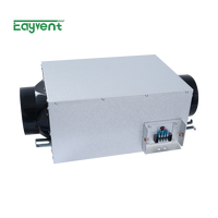 Ventilateur d'air frais canalisé 500m³/h, unité d'alimentation unidirectionnelle en ligne, boîtier en acier galvanisé, ventilation par conduit rond pour maison et bureau