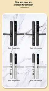 قفل ذكي من سبائك الألومنيوم مع دعم الواي فاي والسحابة - فتح بالبصمة والبطاقة وكلمة المرور والتعرف على الوجه للأبواب الألومنيوم/الخشبية - Product Image 4