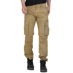 Custom Logo Mens Spandex Outdoor Casual Slim Fit Cargo Trousers Pants Men High Waist Custom Color Combat Cargo Pants For Men