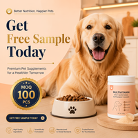 Complément Triple Calcium pour Chiens – Poudre pour la Croissance Osseuse 200g – À Mélanger avec la Nourriture Quotidiennement – Pack Économique en Vrac pour Chiots