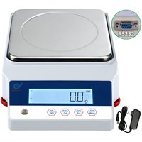 Balanza de Laboratorio de Precisión de Gran Capacidad, 10 kg x 0.1 g, Balanza Industrial de Sobremesa para Pesaje y Conteo