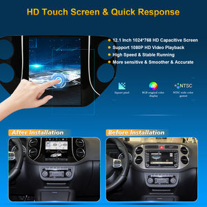 Unidad Principal con Pantalla Táctil IPS de 10.4 Pulgadas para VW <span class=keywords><strong>Tiguan</strong></span> 2010-2016, CarPlay Inalámbrico, Android Auto, 4G LTE, Navegación GPS con CANBUS - Product Image 3