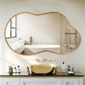 Gương soi đặt làm riêng B2B - Gương trang điểm không khung cỡ lớn, gương hình chữ nhật có đèn dành cho cửa hàng nội thất - Product Image 1