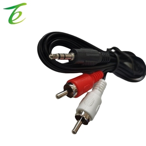 1.2 metre 3.5mm çift ses çifti çift lotus 1-to-2 RCA adaptör kablosu ses sinyal kablosu 1-minute 2 3.5mm 2-lotus - Product Image 5