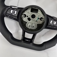 Volant en cuir Sport noir pour Volkswagen VW Golf 7.5 Golf 7 MK7 Golf 6 MK6 Arteon Jetta Scirocco accessoires de voiture