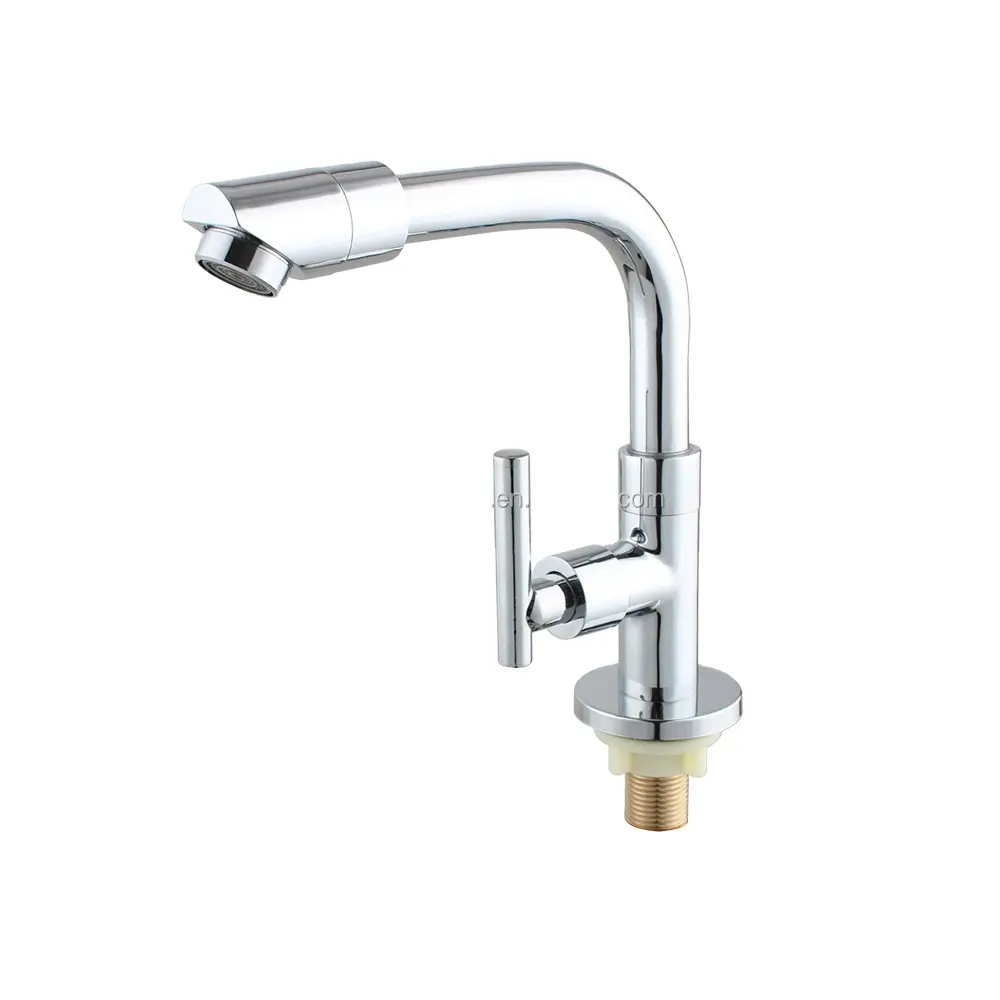 GFV-K1038 Hot sale new design brass chromed pillar kitchen faucet