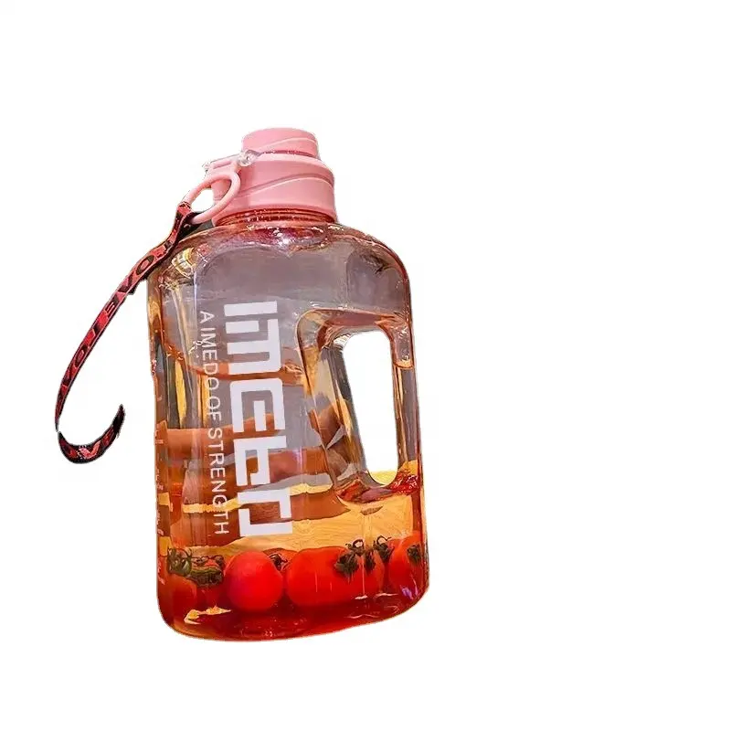 2200ml Creative PETG Pliant Tasse À Eau En Plein Air Portable Bouteille D'eau Grande Capacité Portable Pliable Bouteille D'eau