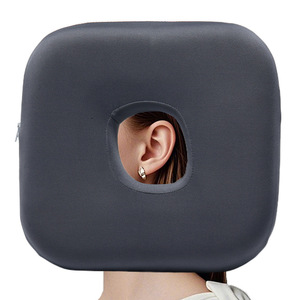 Gaby Sleep Care Head &amp; Newly Ear Piercing Support Memory Foam Slow Rebound Nursing <strong>Square</strong> <strong>Pillow</strong> - Product Image 1