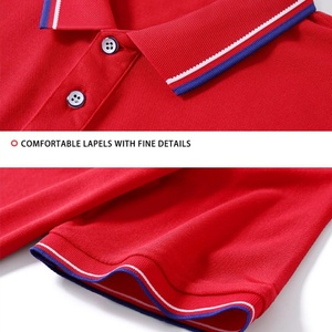 2024 New Summer Custom Logo Golf Men's Polo Shirt 50% Cotton 50% Polyester Men Polo T Shirt With Logo - Product Image 5