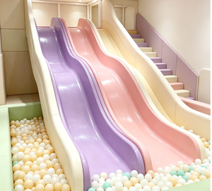 Aire de jeux intérieure personnalisée en plastique pour enfants, château ludique avec toboggan pour maternelle, hall de résidence et parc d'attractions - Product Image 6